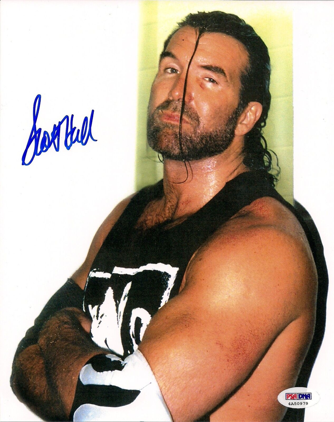 Scott Hall Signed NWO Outsiders 8x10 Photo Poster painting PSA/DNA COA Auto WWE Autograph WCW 1