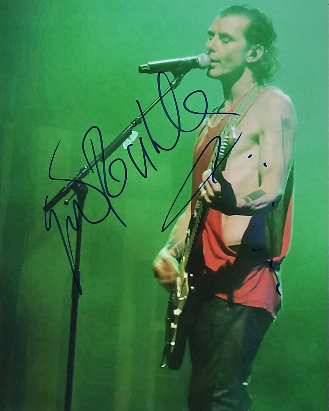 Gavin Rossdale signed 8 x 10