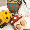 New mushroom bag 1-4 years old children's backpack for traveling cute fruit bag