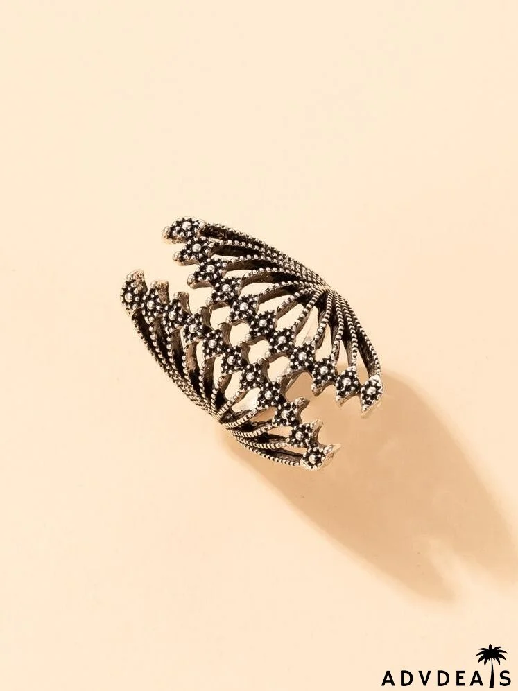 Hollow Out Shell Design Ring