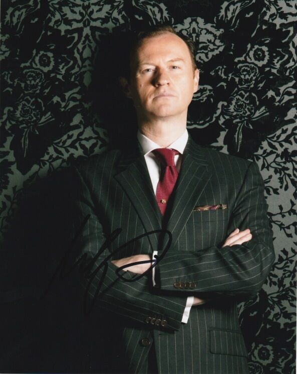 Mark Gatiss Sherlock Autographed Signed 8x10 Photo Poster painting COA B