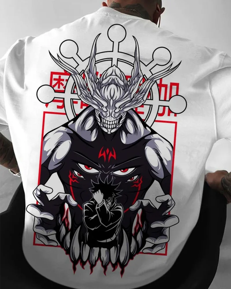 Outletsltd Oversized Anime Villain Personalized Printed T-Shirt