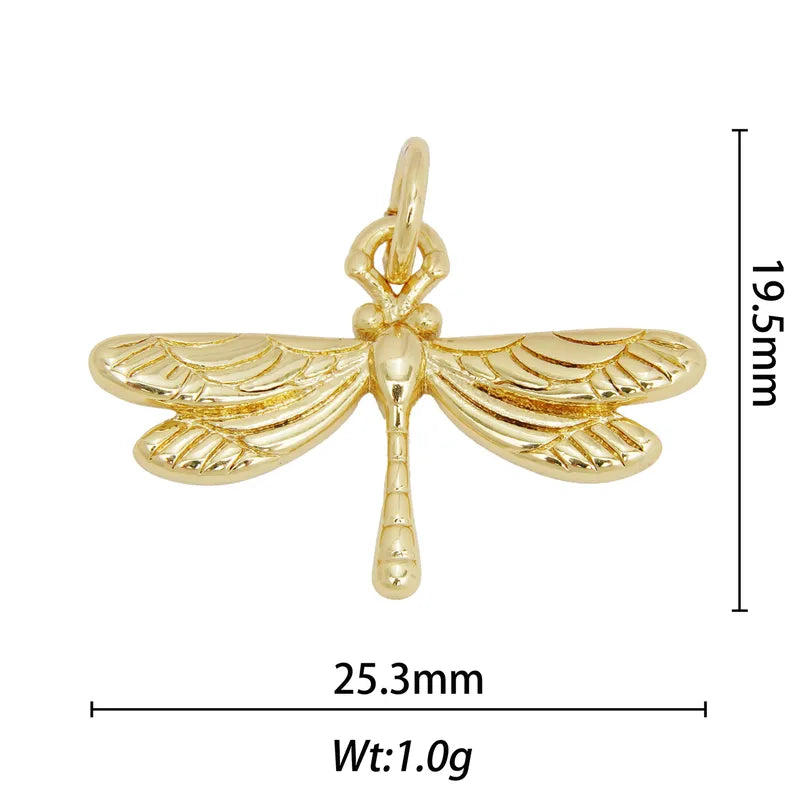 1 Piece 13.8*28.1mm 15.9*26mm 21.7*28.4mm Copper Pearl Zircon 18K Gold Plated Animal Paw Print Shell Jewelry Accessories Pendant