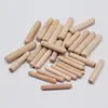 300pcs 6mm 10mm 10mm Wooden Dowel Cabinet Drawer Round Fluted Dowel Pins