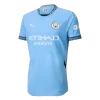 DE BRUYNE #17 Manchester City Home Authentic Soccer Jersey 2024/25 &ndash; UCL
