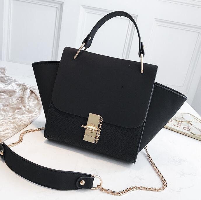 European style Fashion Female bag 2021 New Quality Matte PU Leather Women's Designer Handbag Ladies Large Shoulder Messenger Bag