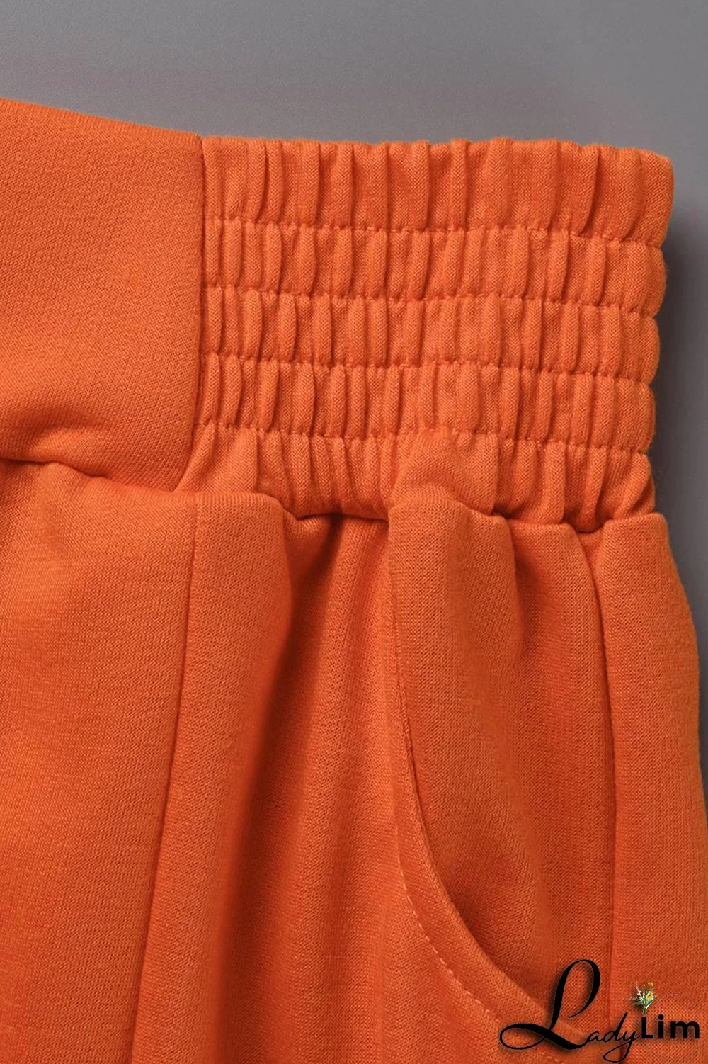 Black Fashion Casual Solid Basic Regular High Waist Trousers