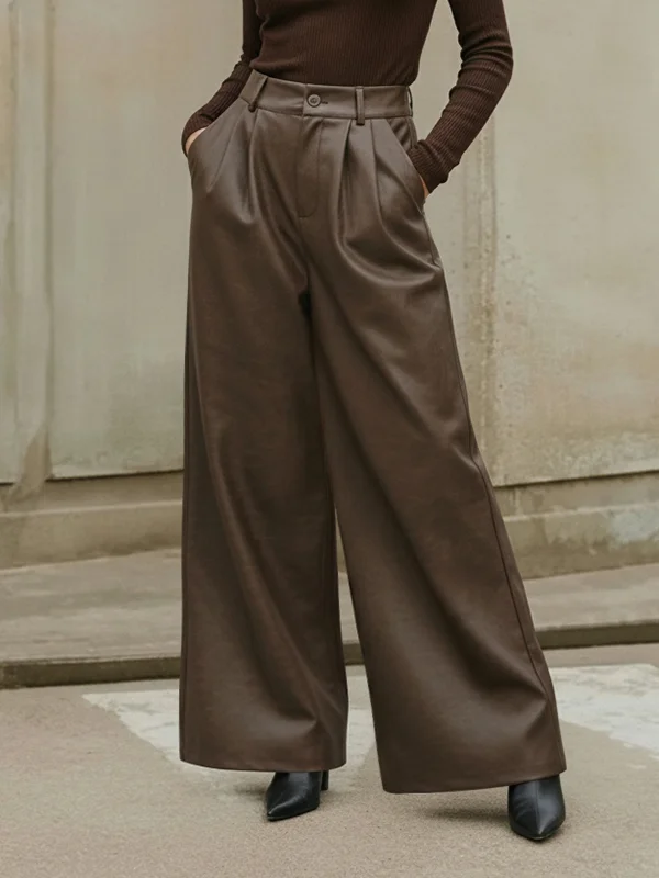 High Waisted Wide Leg Pants