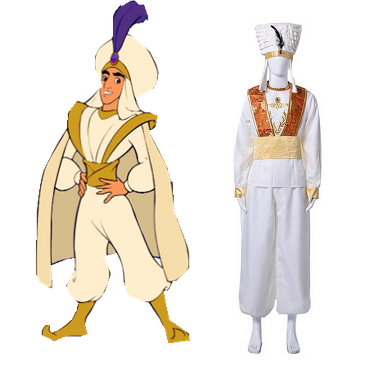 2019 Aladdin Prince Ali Cosplay Costume Halloween Carnival Suit