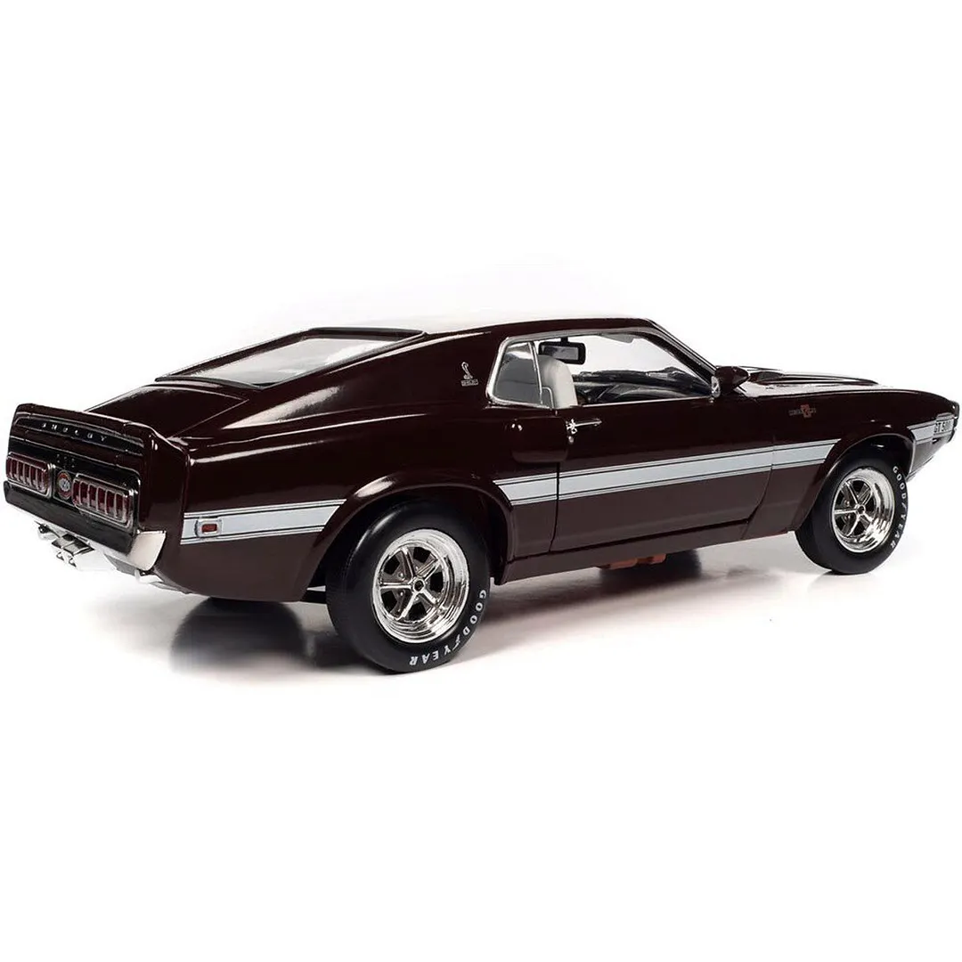 1969 Shelby G.T. 500 Mustang 2+2 (MCACN) - Royal Maroon 1:18 Scale Diecast Replica Model