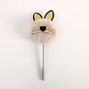6PCS Creative Fluffy Cat Ears 0.5mm Gel Pen Y2K Trend Portable School Student Home Office Cute Stationery Gift