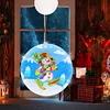 Double Sided Christmas Diamond Painting Battery Powered Chandelier for Home Room