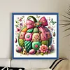 Pumpkin-Partial 11CT Stamped Cross Stitch Bead Embroidery 36*36cm/14.17*14.17in tapestrymarket