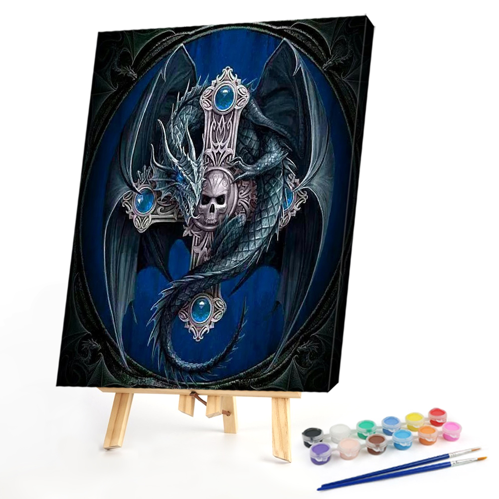 

40*50CM - Paint By Numbers - Skeleton, 501 Original