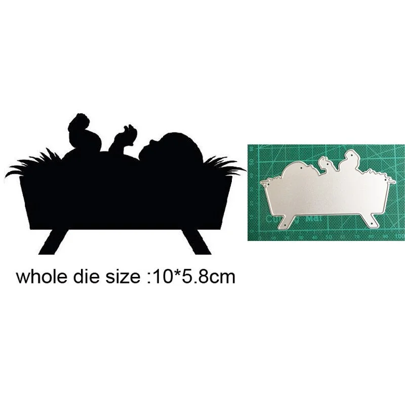 Craft Dies Metal Cutting Dies Cut Die Religion Nativity Scenes Scrapbook Dies Craft Paper Knife Mould Blade Punch Steencils Dies