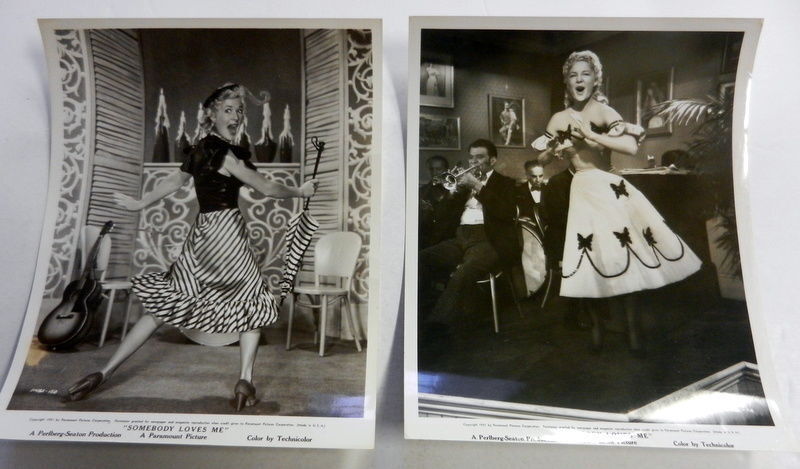 BETTY HUTTON Lot Of 2 Movie Film Still 8 x 10 Photo Poster paintingS Somebody Loves ME 1952 ak31