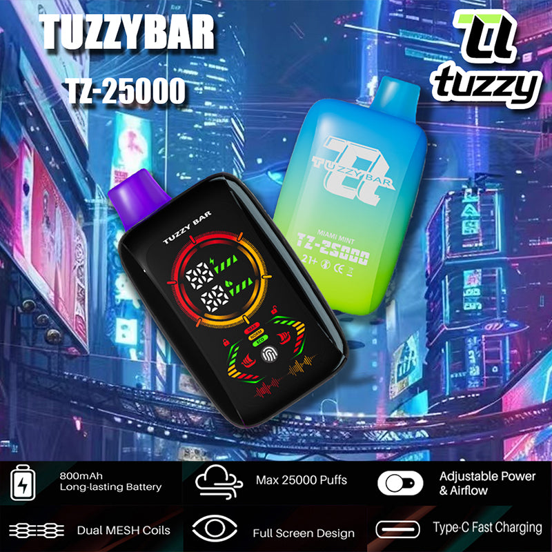 TUZZY BAR TZ  25000 Puffs Disposable Vape Wholesale TUZZY CTYVape