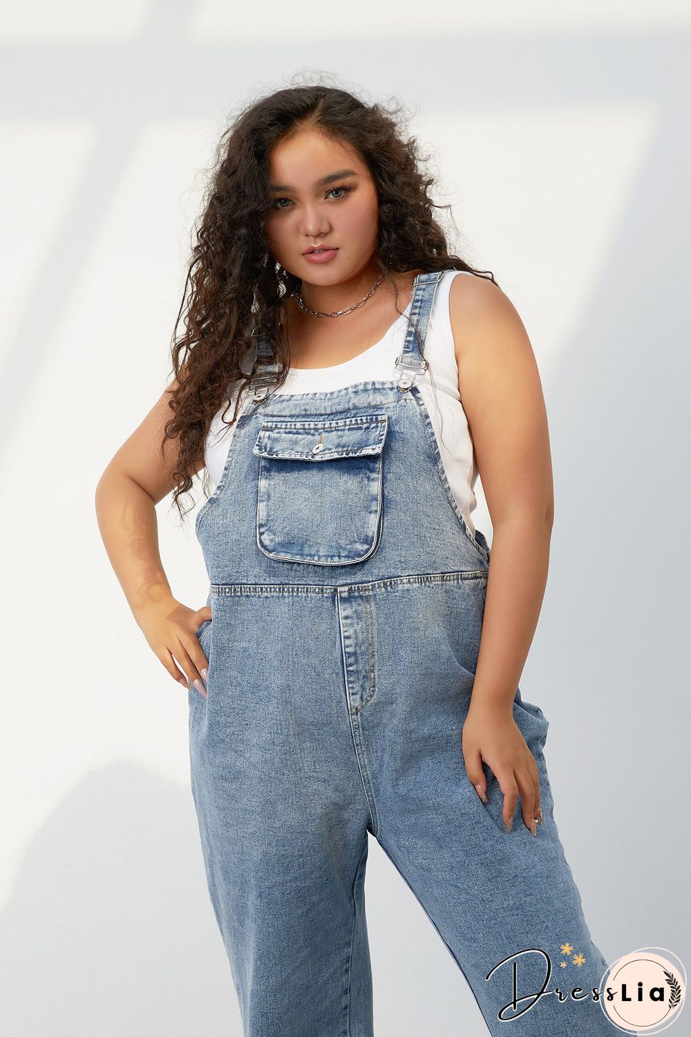 Blue Denim Dungarees P10253