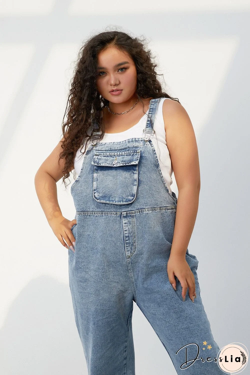 Blue Denim Dungarees P10253