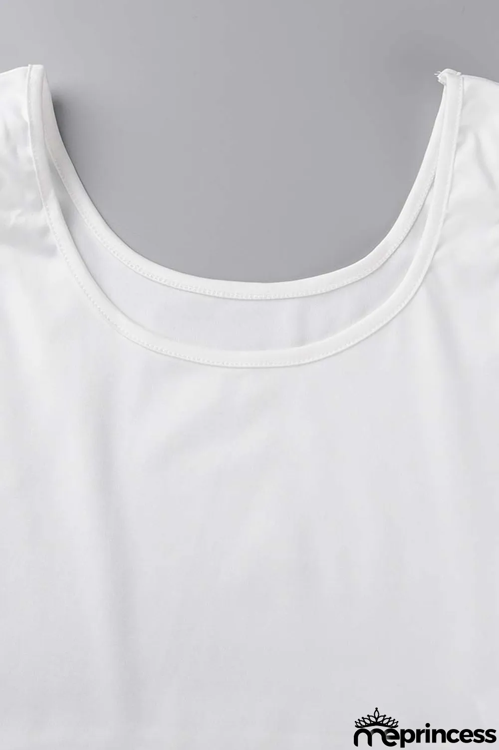 Rose Red Sexy Casual Solid Basic U Neck Sleeveless Two Pieces