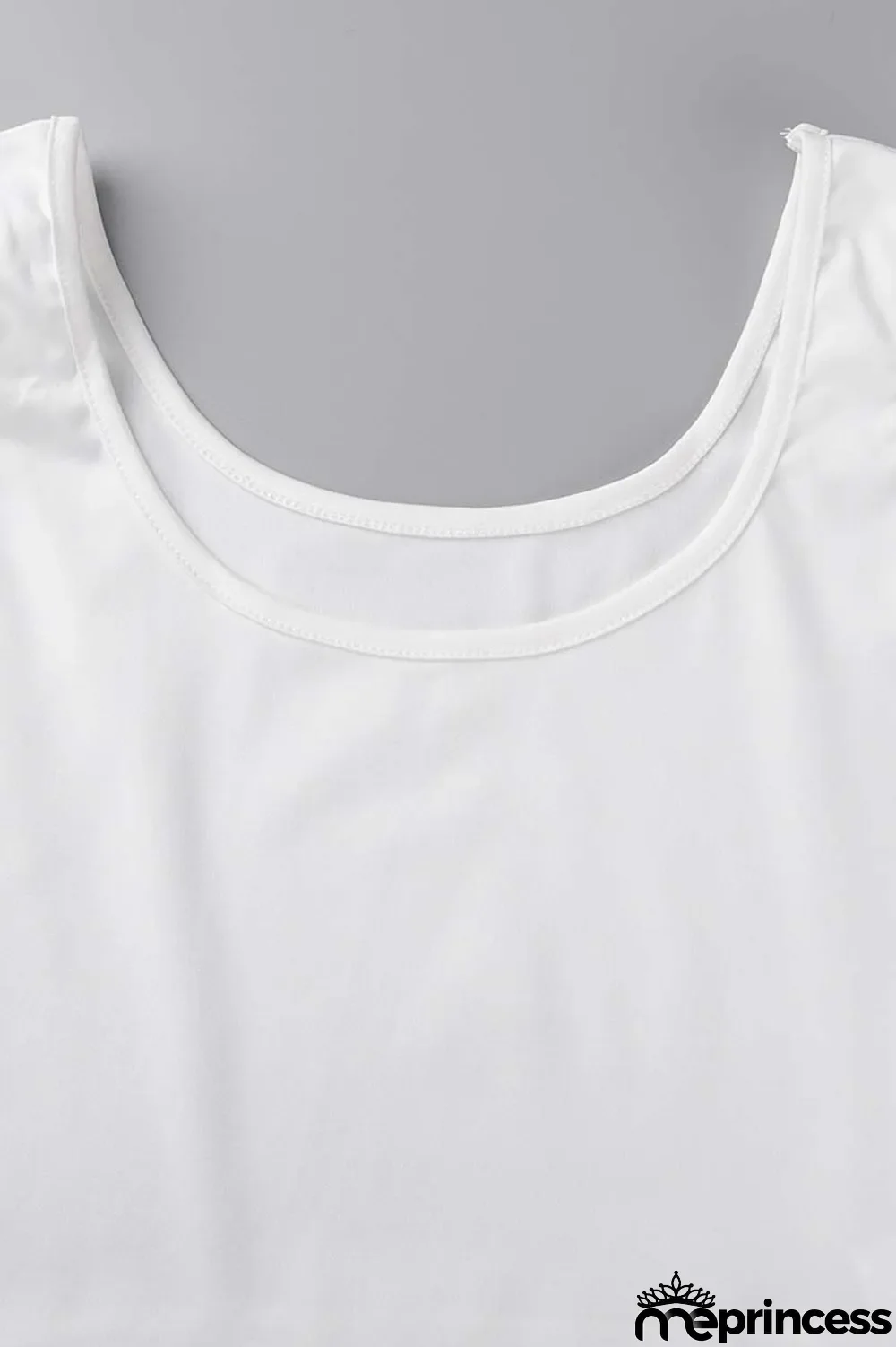 Rose Red Sexy Casual Solid Basic U Neck Sleeveless Two Pieces