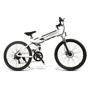 SAMEBIKE LO26-FT Bicicletta Elettrica Pieghevole Pneumatici da 26 Pollici  Motore da 500 W Batteria 10.4Ah Max 35 KPH