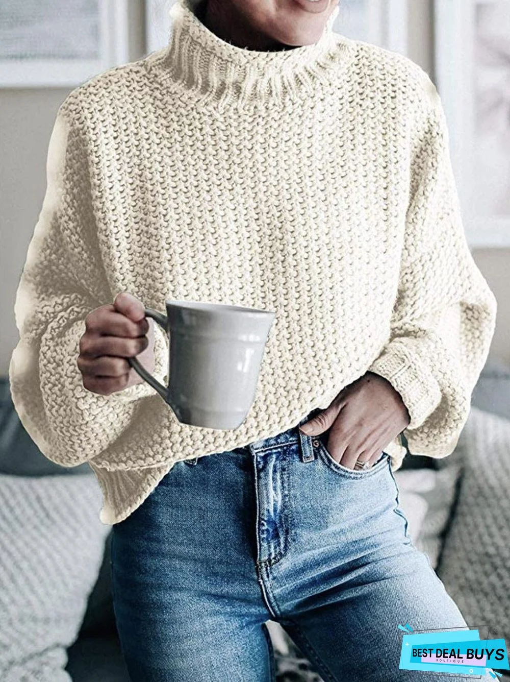 Autumn and Winter New Knitwear Women's Turtleneck Pullover
