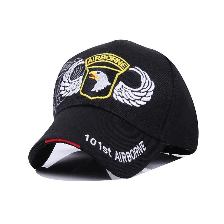 Casual 101st Airborne Division Snapback Hat US Air Force Cap Army Fans Bone Baseball Hats Caps American Eagle Pattern Hat YY202