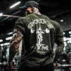 Retro &ldquo;God's Gym Canc&uacute;n Print&rdquo; Washed Gym T-Shirt by Inlyline