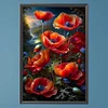 >SALE<5D DIY Full Square Drill Partial AB Drill Diamond Painting Poppy Kit 45x70cm