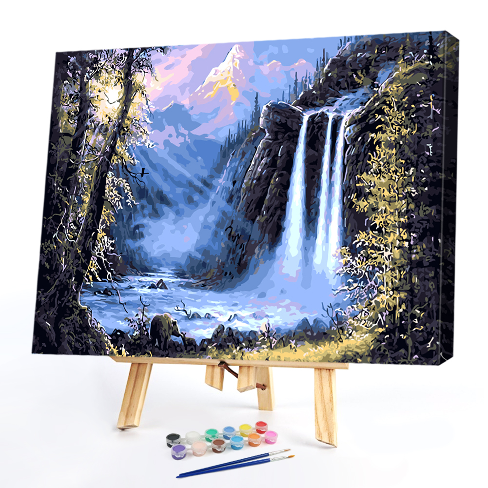 

40*50CM - Paint By Numbers - Waterfall, 501 Original