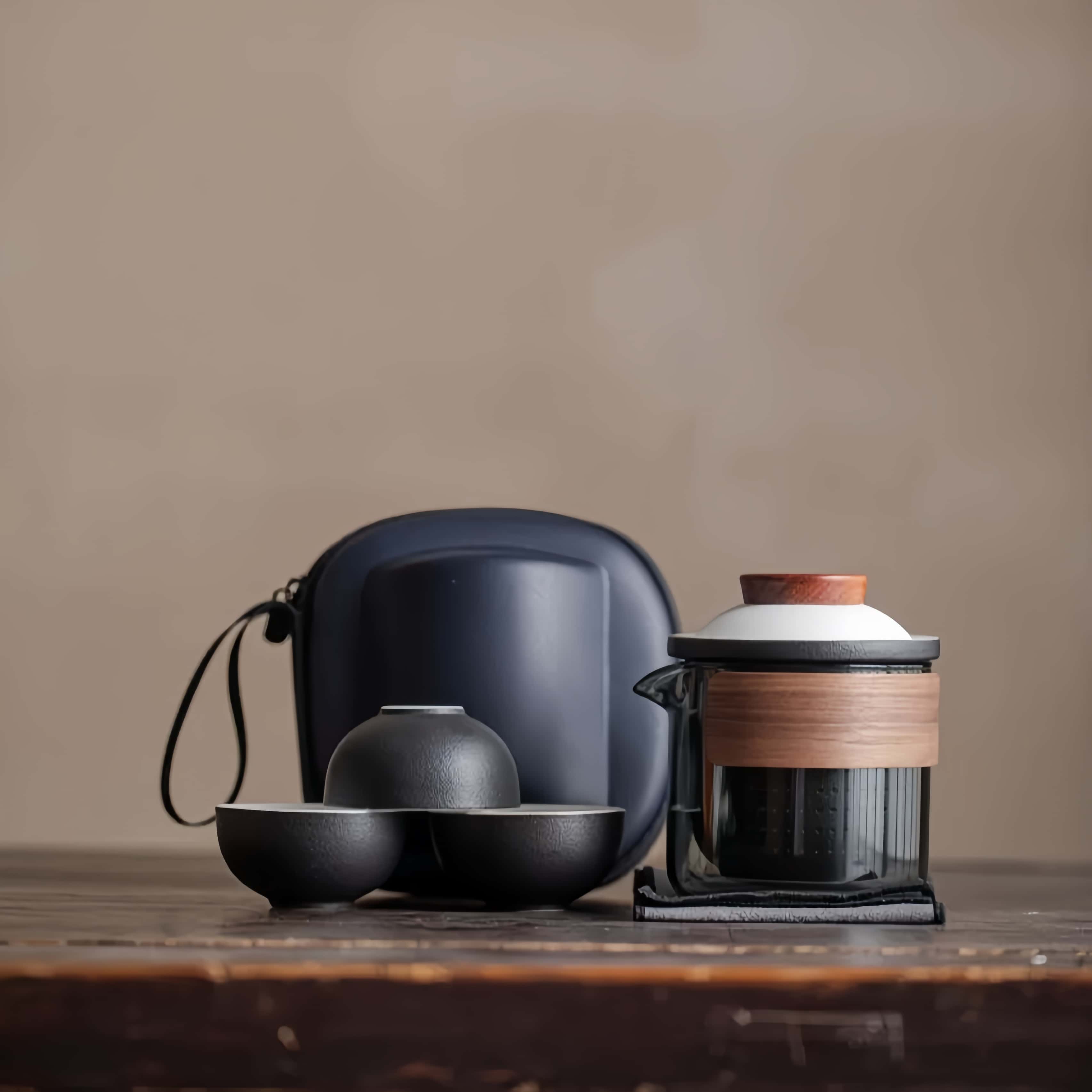 FromTea "Tao" Portable Tea Set 福建省德化北宙陶瓷有限公司_Fromtea&reg; Official Store