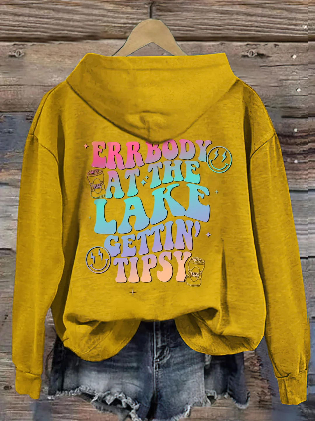 Errbody At The Lake Gettin Tipsy Hoodie