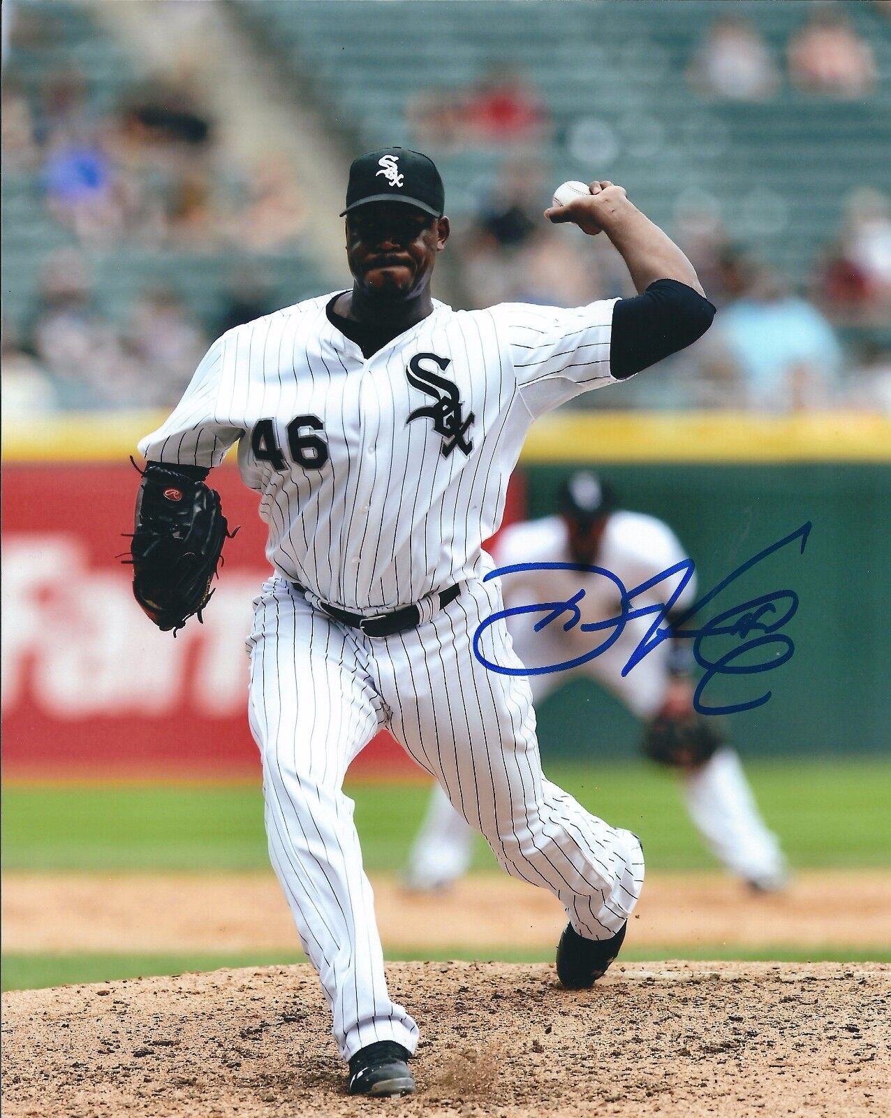 Signed 8x10 DONNIE VEAL Chicago White Sox Photo Poster painting - COA