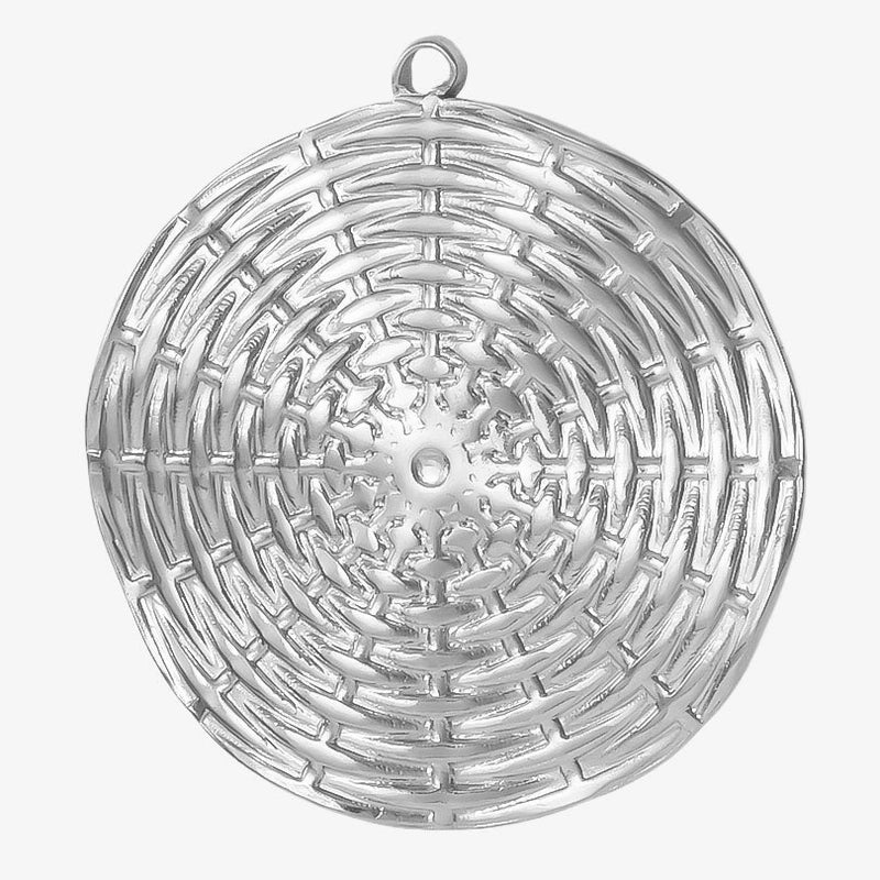 304 Stainless Steel 18K Gold Plated Geometric Pendant