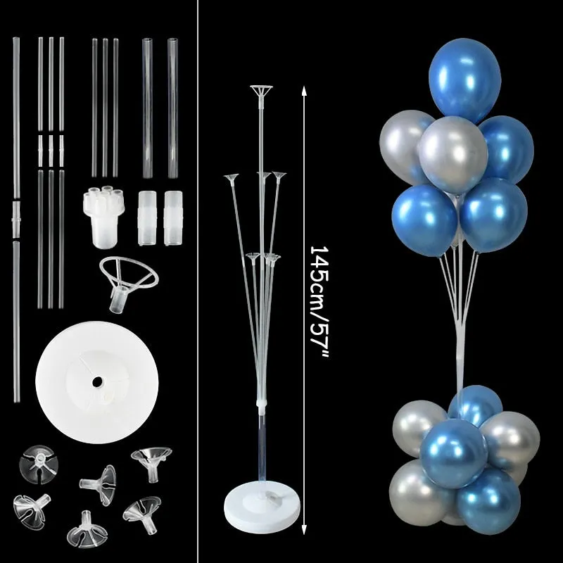 7Tubes Balloons Stand Balloon Holder Column Confetti Balloon Baby Shower Kids Birthday Party Wedding Decoration Supplies