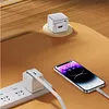 Fast Charger Block with Retractable Cable