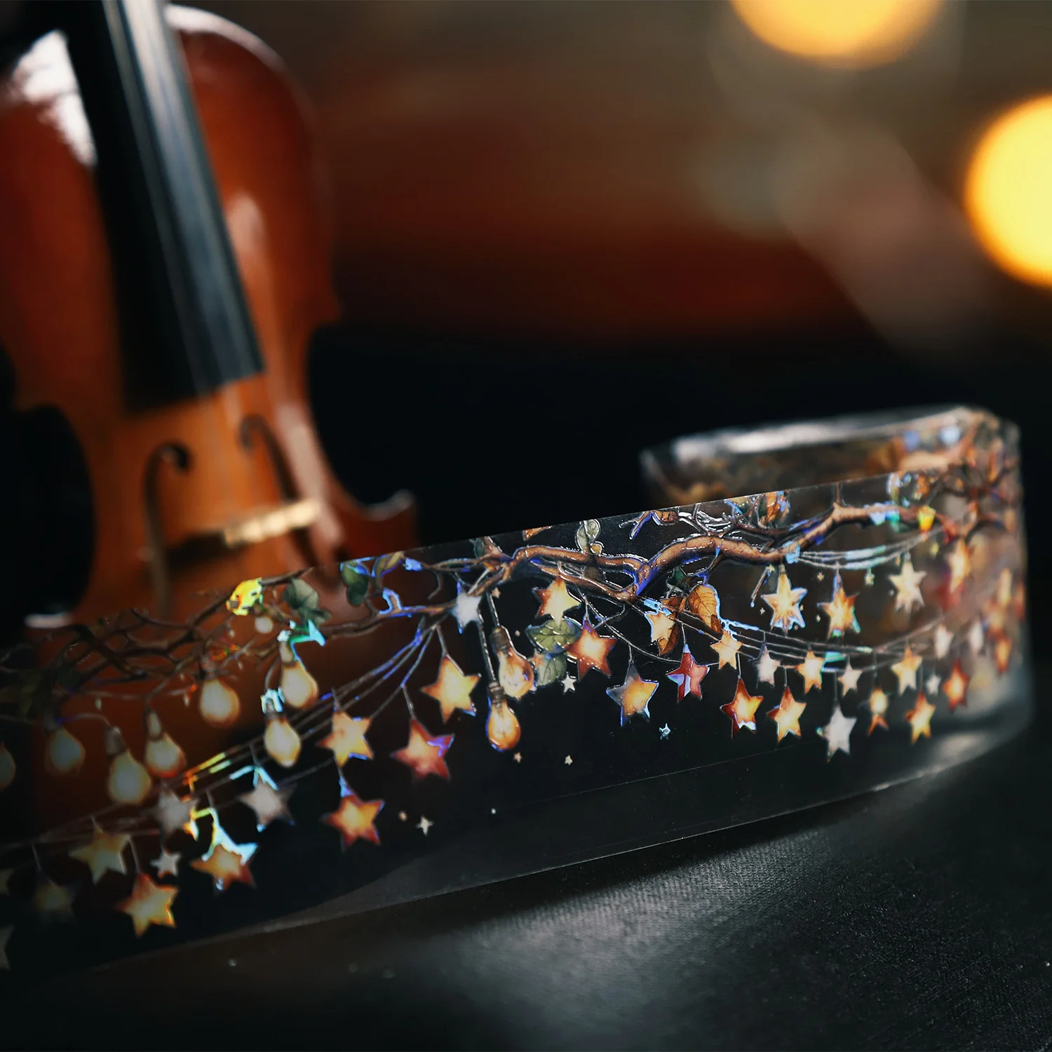 저널세이 40mm*200cm 라이트 서라운드 시리즈 빈티지 조명 조경 PET 테이프