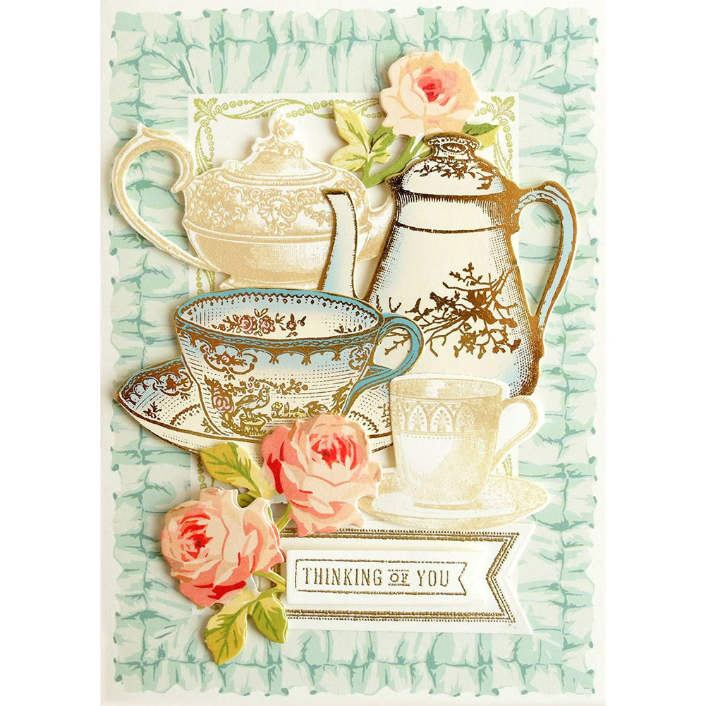 

Tea Cup - Round Drill Diamond Painting - 30*40CM, 501 Original