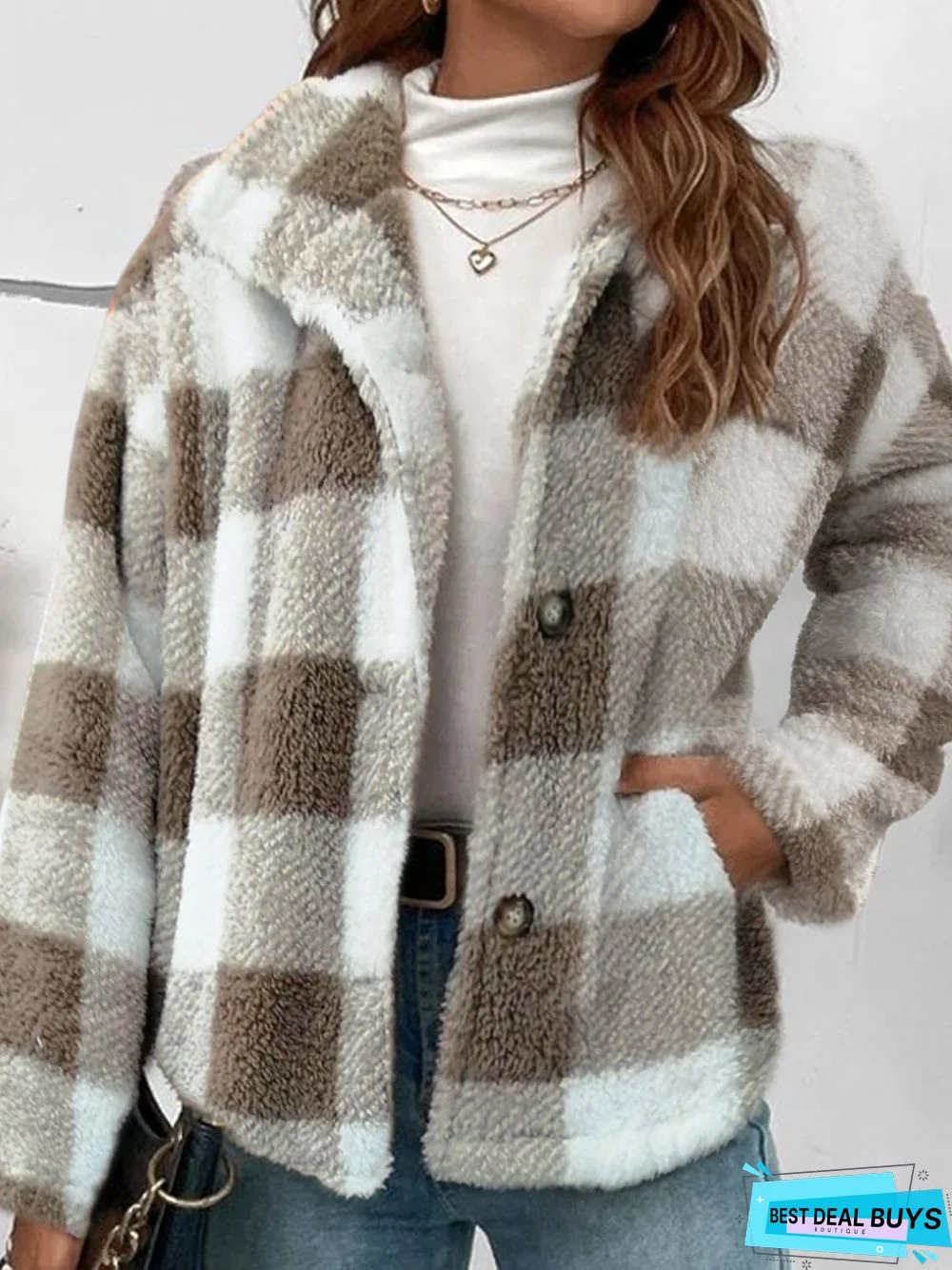 Loose Casual Teddy Jacket