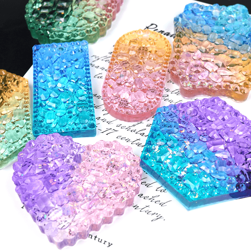 Mirror Diamond Hangtag Resin Mold