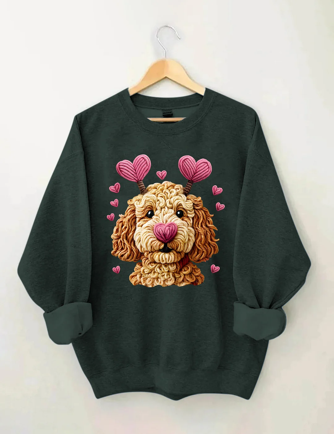 Dog Valentines Day Goldendoodle Sweatshirt