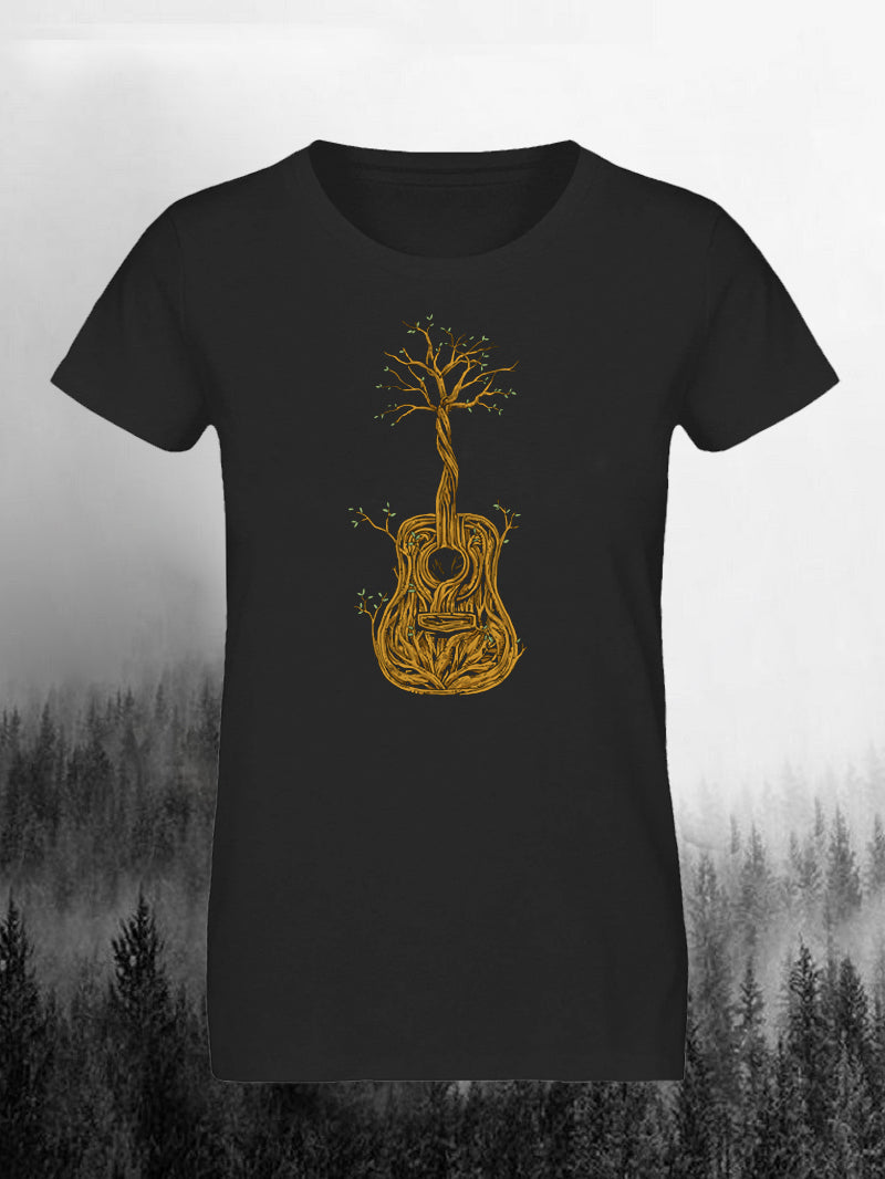 Women's Guitar Growth Short-Sleeved Shirt