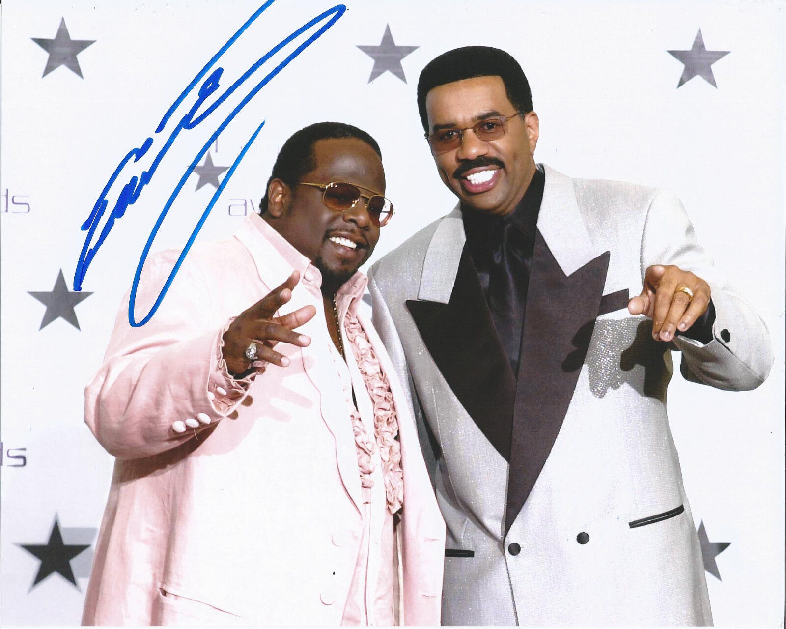 ACTOR COMEDIAN CEDRIC THE ENTERTAINER SIGNED 8X10 Photo Poster painting W/COA KYLES STEVE HARVEY