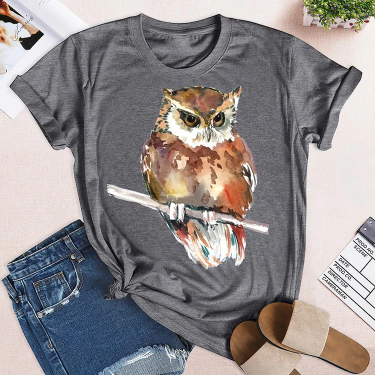 Night Owl T-shirt Tee -06674-Annaletters