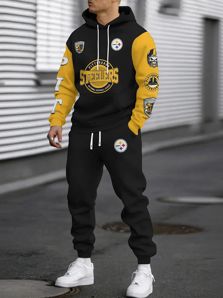 Pittsburgh Steelers Hoodie & Pants 2 Pieces Set