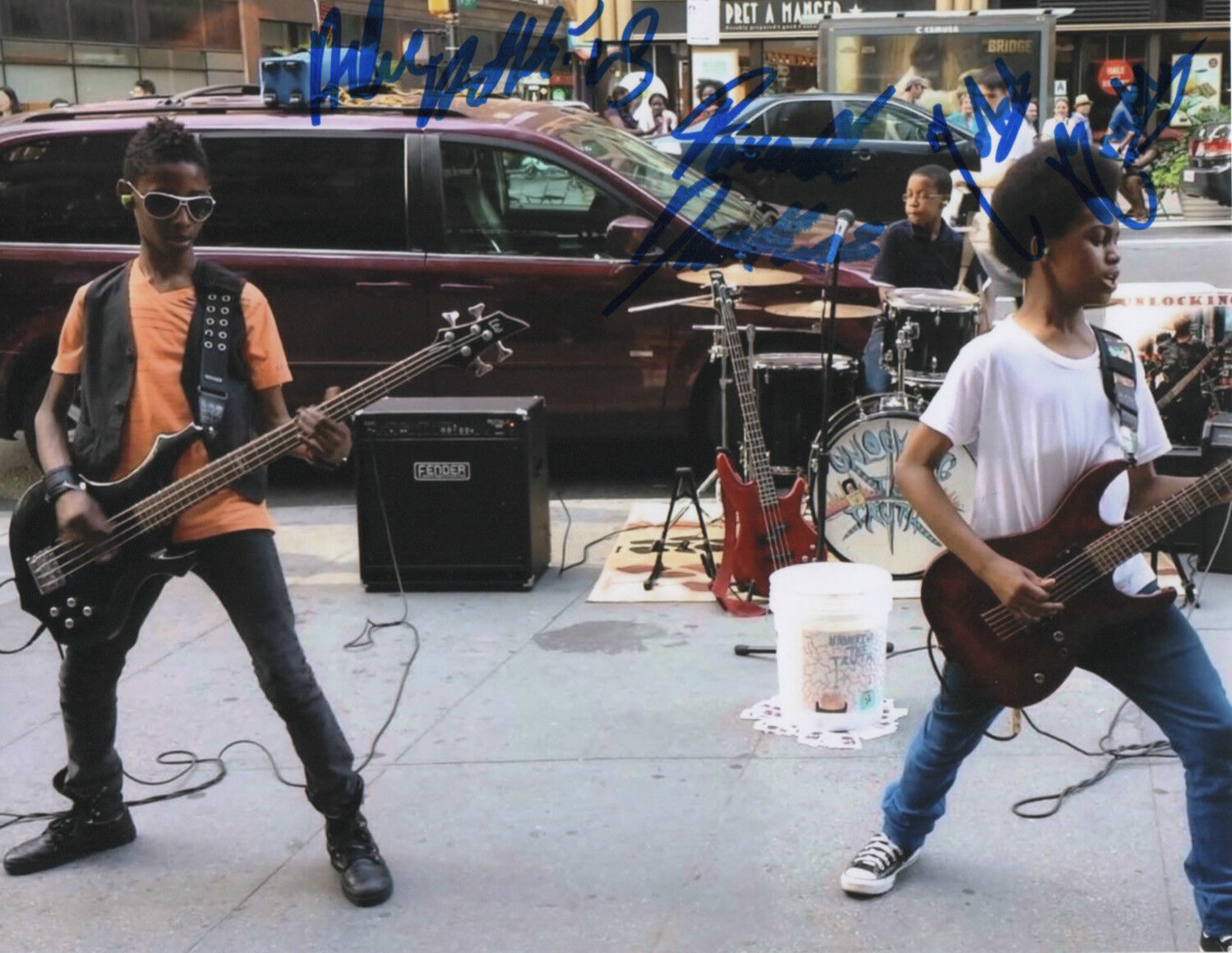 GFA Metal Band * UNLOCKING THE TRUTH * Signed 8x10 Photo Poster painting T5 PROOF COA