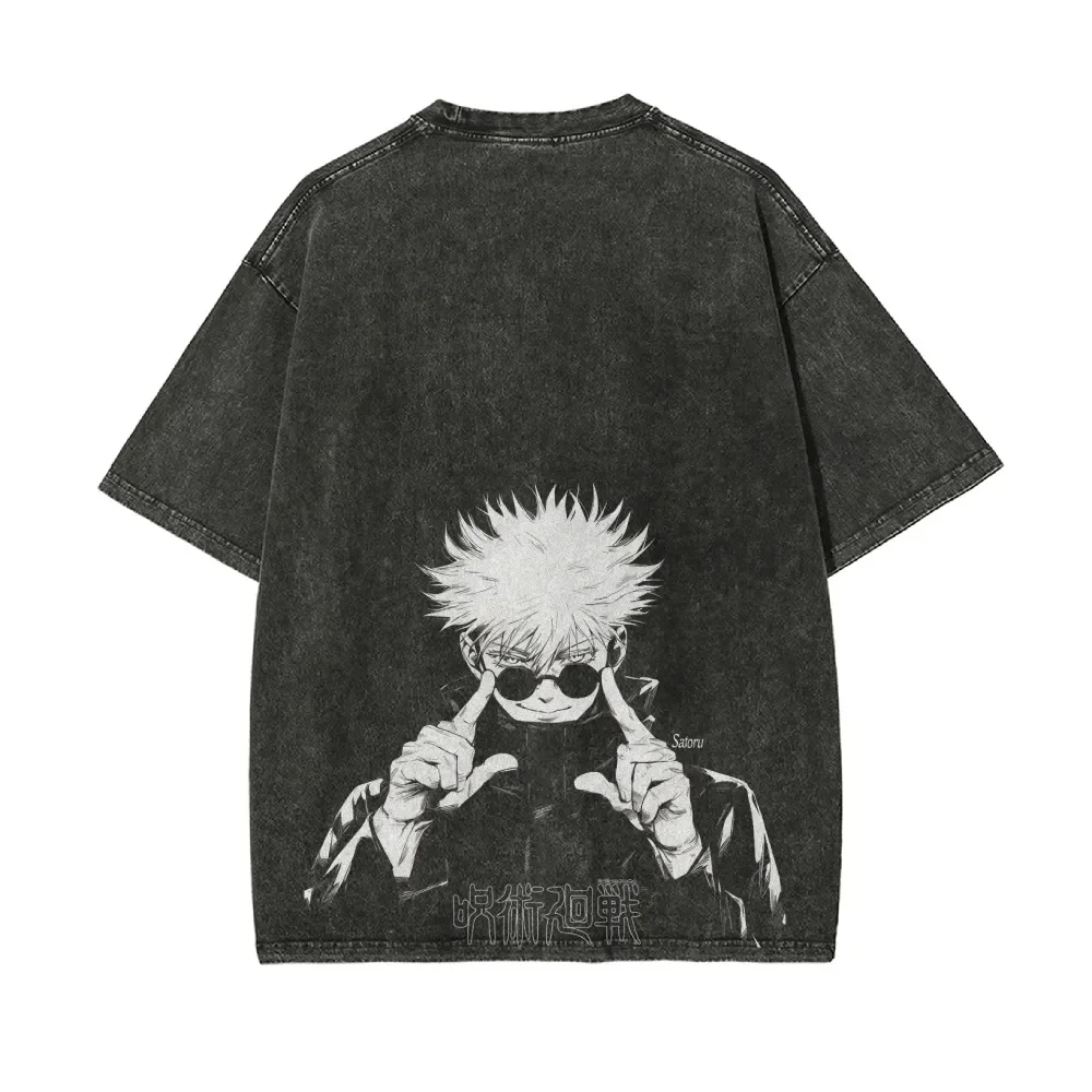 Jujutsu Kaisen Gojo Oversize Washed T-Shirt