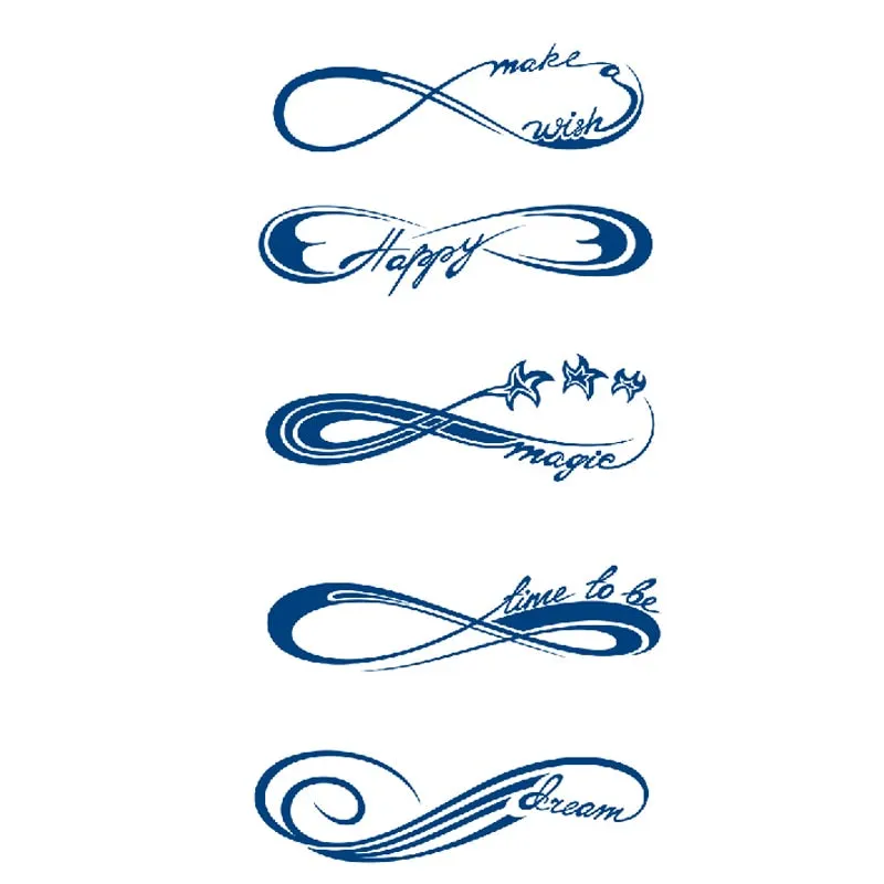 Juice Lasting Ink Tattoo Body Art Waterproof Temporary Sticker Snake Musical Note Women Totem Small Paw Rose Arm Fake Tattoos