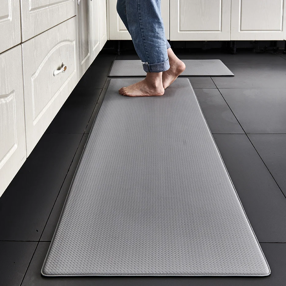 Non Skid Waterproof Kitchen Mats Anti-fatigue Thick Cushioned Floor Rug